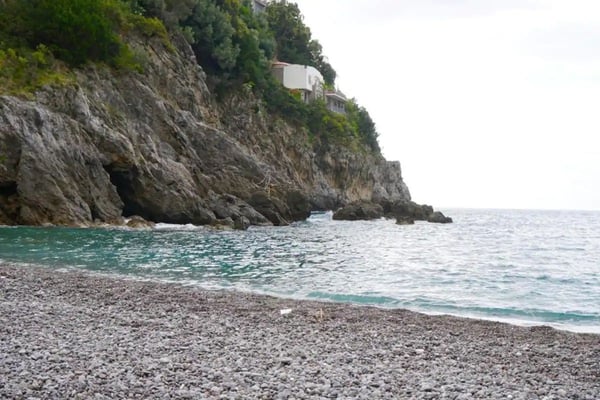 Our home view from the beach — Villa Malù - Amalfi Coast, Maiori, Campania