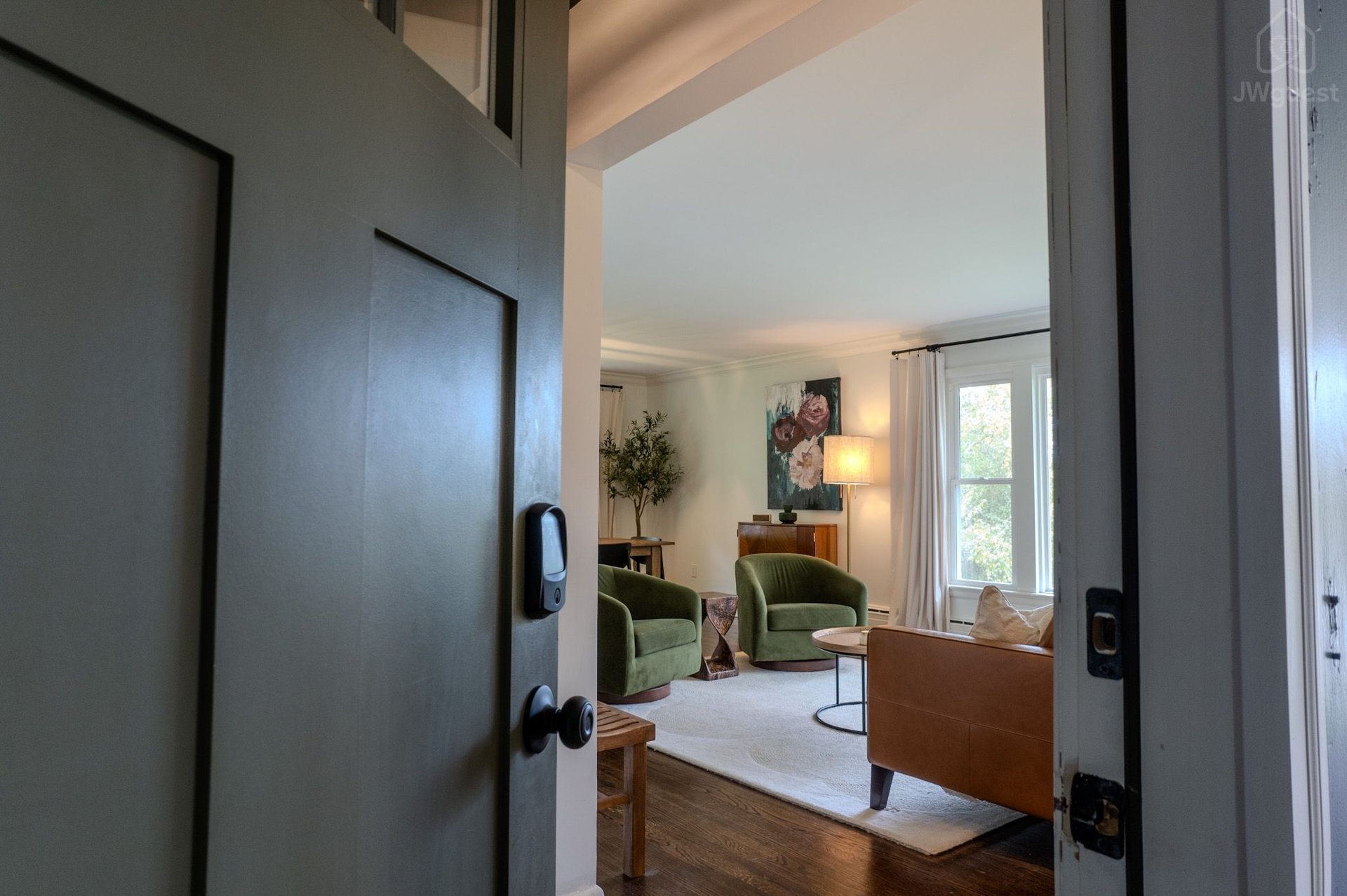Keyless entry off the patio — Balm Villa - 2 King En Suites and 1 Queen, Newburgh, New York