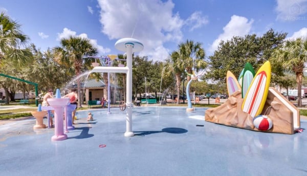 Featuring a kids splash pad, a sandy beach, and a peaceful 3-mile walking trail by the lake. — Furnished 1BR Retreat Near ST Cloud, St. Cloud, Florida