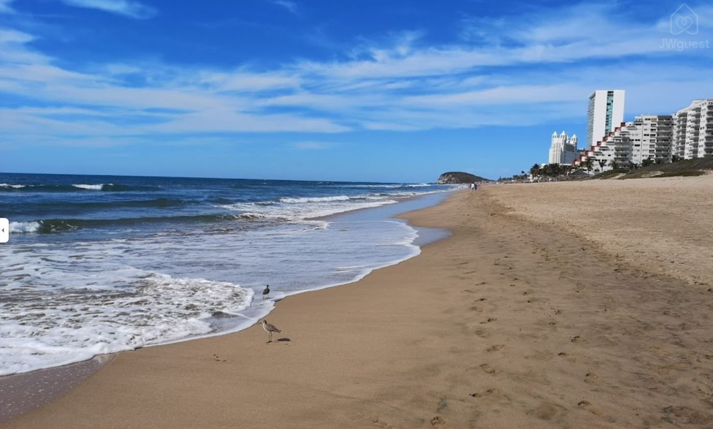 This is Cerritos beach, just steps from the house. — Bedroom in Casa in a gated beach resort, in Mazatlan Mexico, Mazatlán, Sinaloa