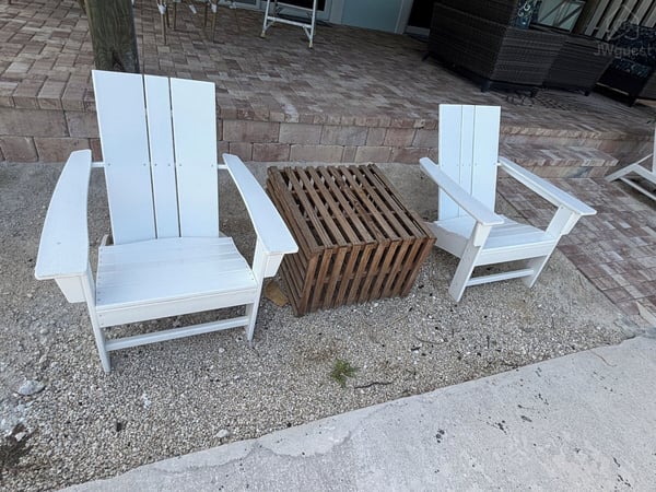 Terrace/patio — Waterfront 3BR 3BA with 37 ft Dock Tiki Hut Access to Club Pool, Key Colony Beach, Florida