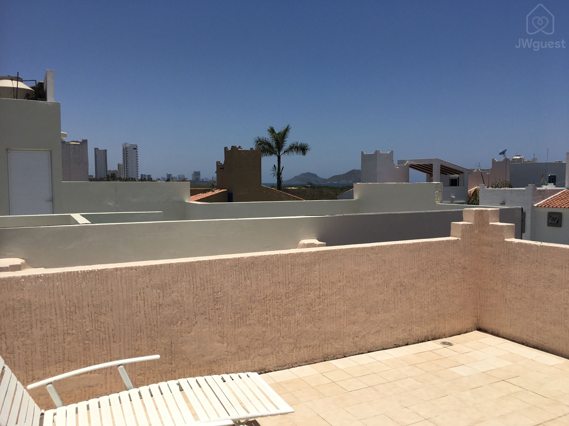 This the ocean view from rooftop — Bedroom in Casa in a gated beach resort, in Mazatlan Mexico, Mazatlán, Sinaloa
