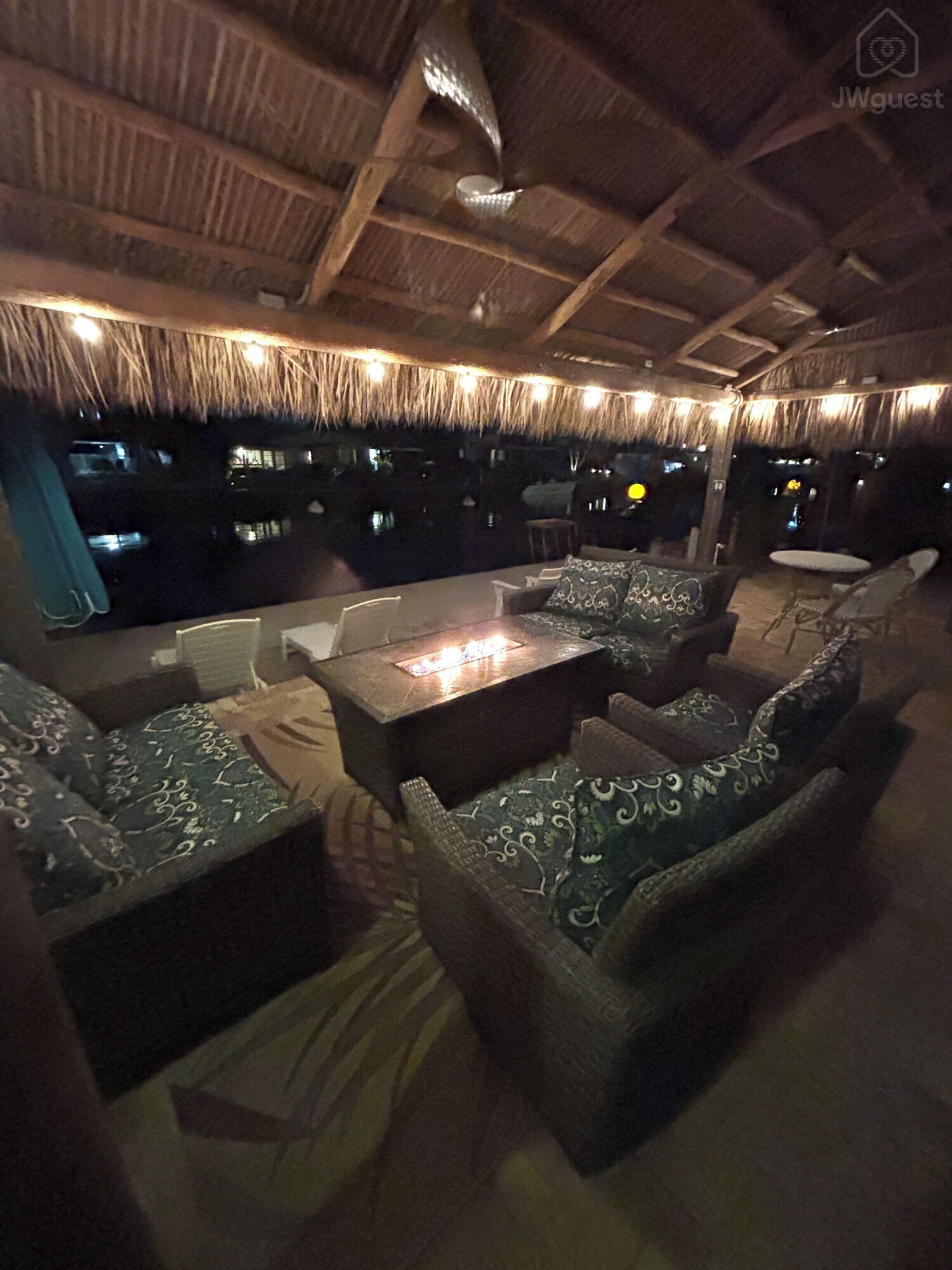 Terrace/patio — Waterfront 3BR 3BA with 37 ft Dock Tiki Hut Access to Club Pool, Key Colony Beach, Florida
