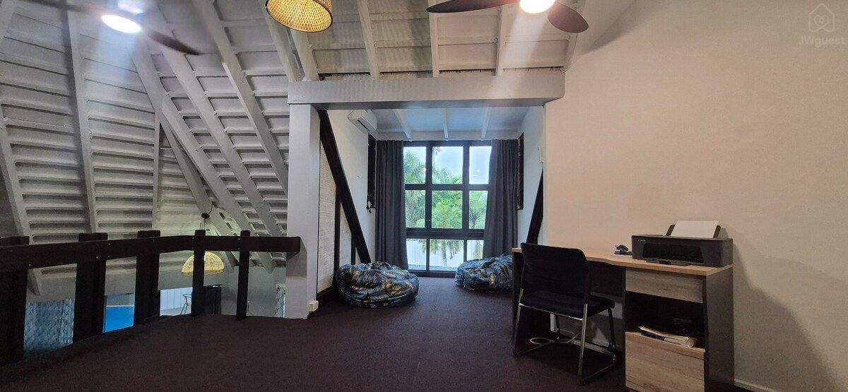 The loft area can also be setup with extra mattresses if needed for more guests. Please enquire when booking — Villa Tautai, Pacific Harbour, Central Division