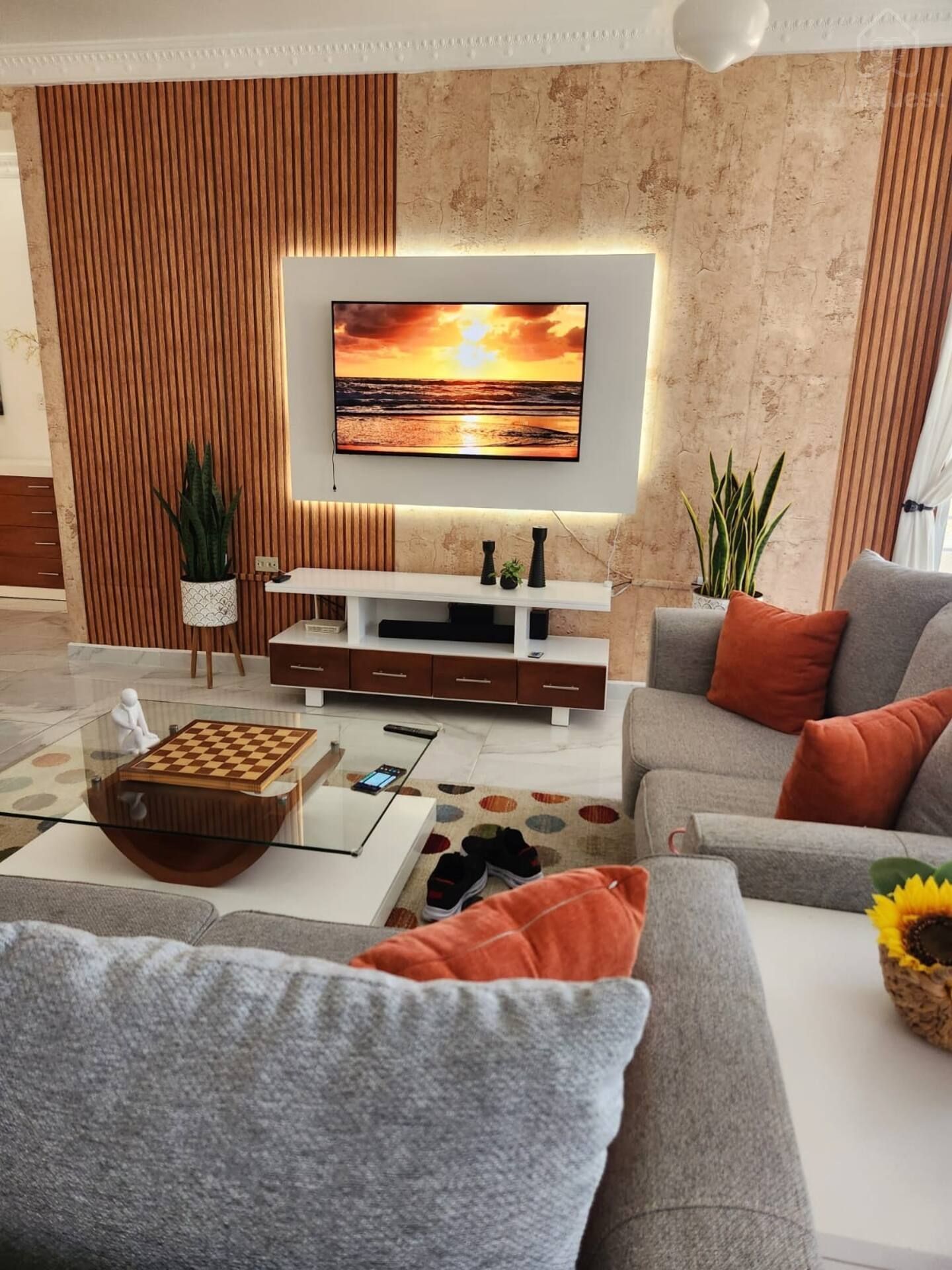 Living Room — 3 Bedroom retreat balconies free parking air conditioned, Puerto Plata, Puerto Plata