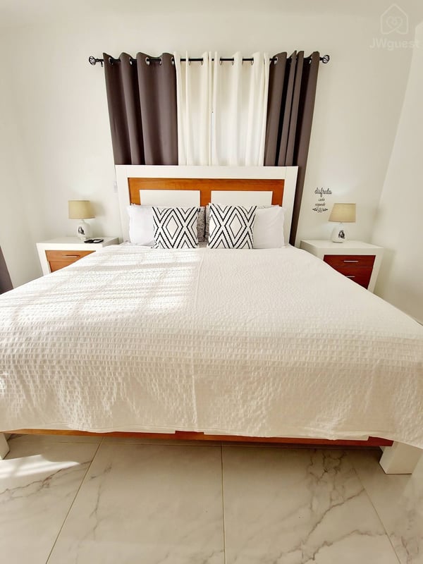 Comfortable and spacious King size bed — 3 Bedroom retreat balconies free parking air conditioned, Puerto Plata, Puerto Plata