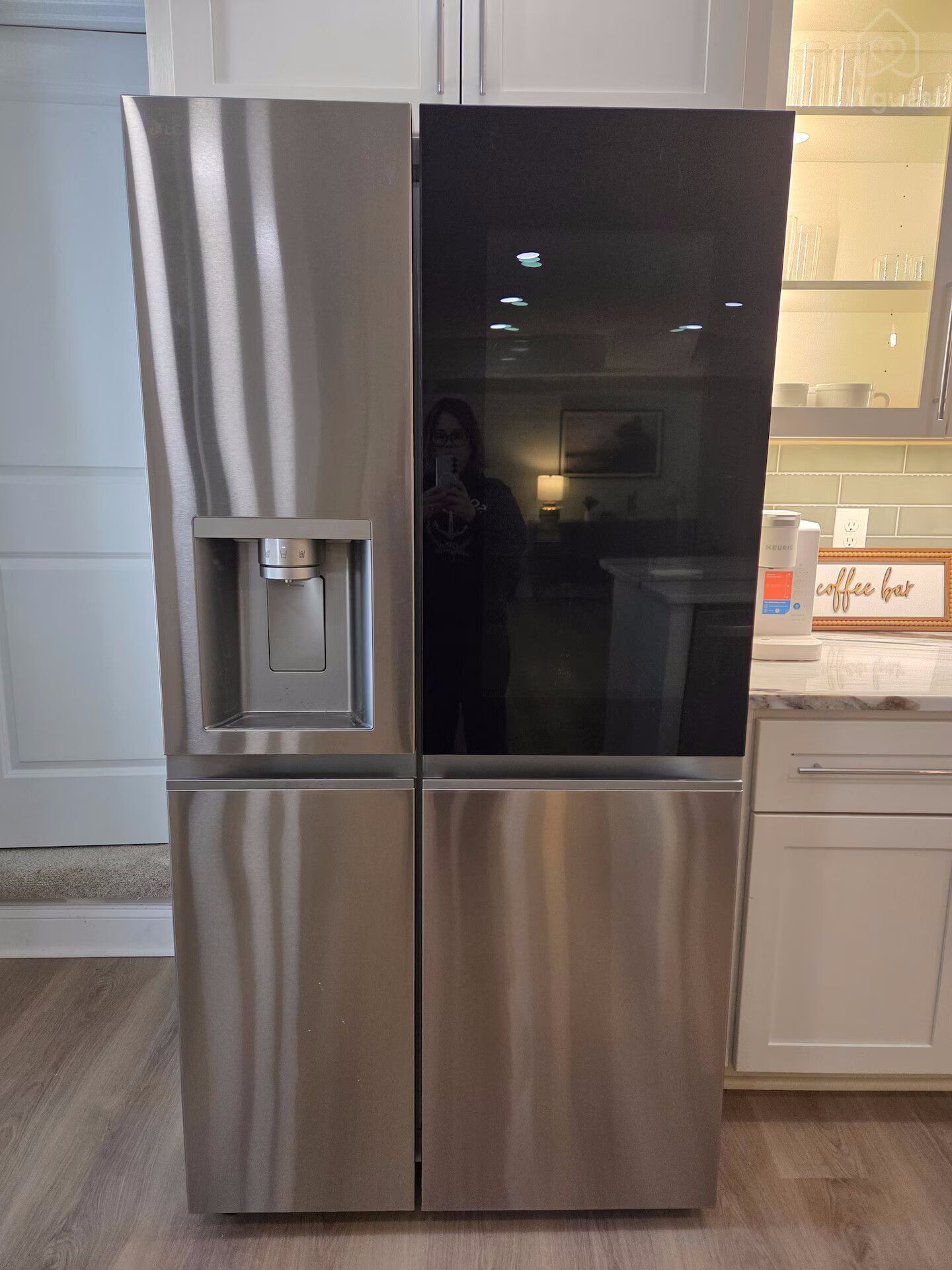 New large refrigerator with craft ice and filtered water. — New Modern 1 Bdr Apt 20 minutes from Atl airport, Sharpsburg, Georgia