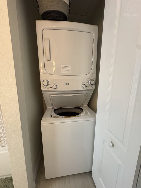 washer and dryer — Private Coastal Guesthouse Retreat, Palm Coast, Florida