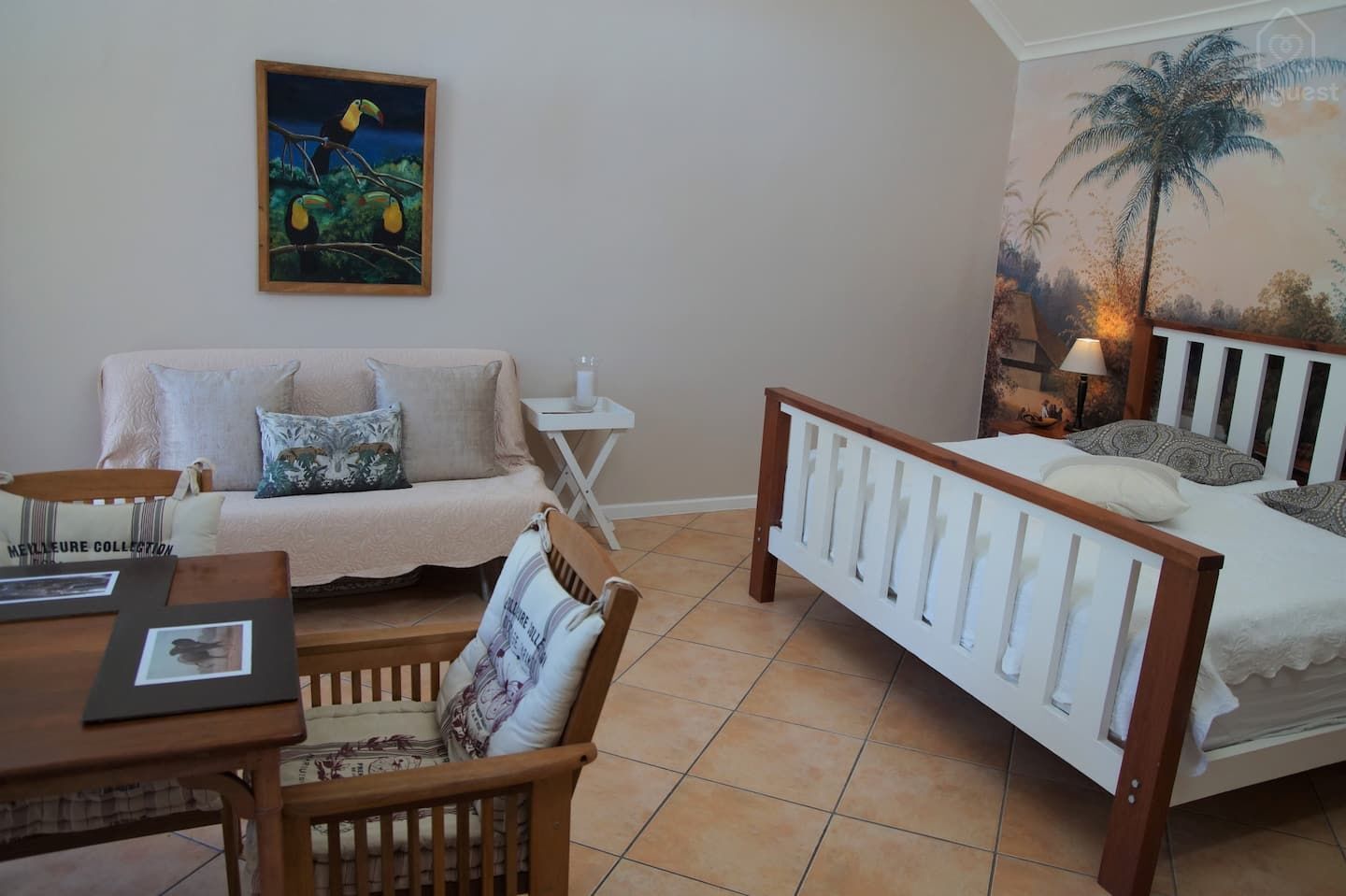 Table, Chairs and Sofa Studio 2 — Wonderful Studio Apartment between 2 Oceans #2, Cape Town, Western Cape