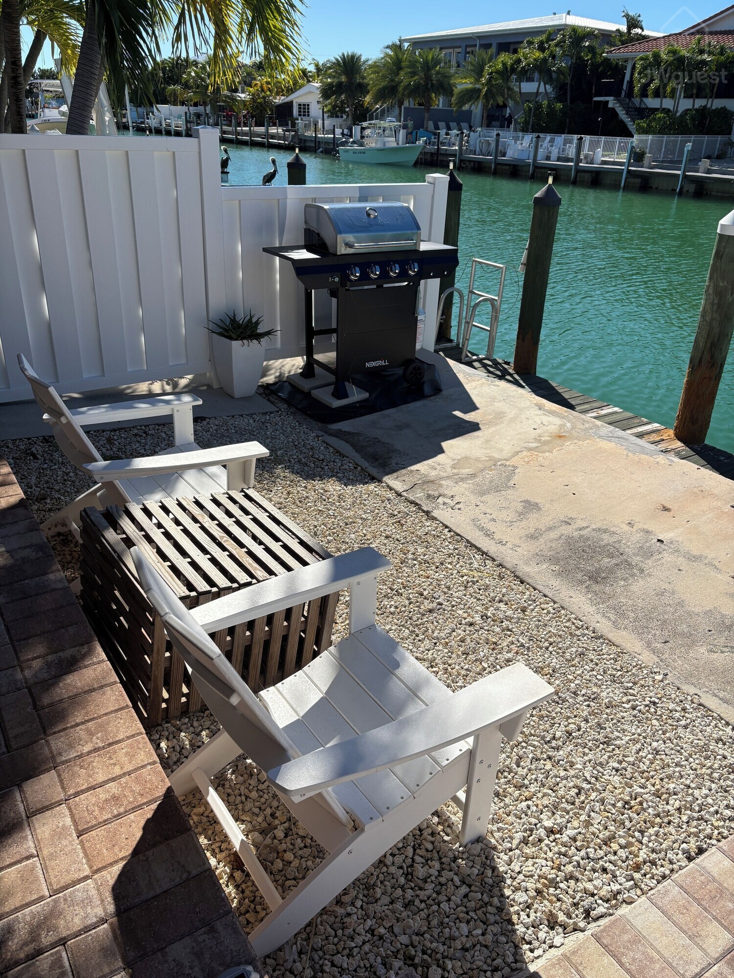 Brand new grill — Waterfront 3BR 3BA with 37 ft Dock Tiki Hut Access to Club Pool, Key Colony Beach, Florida