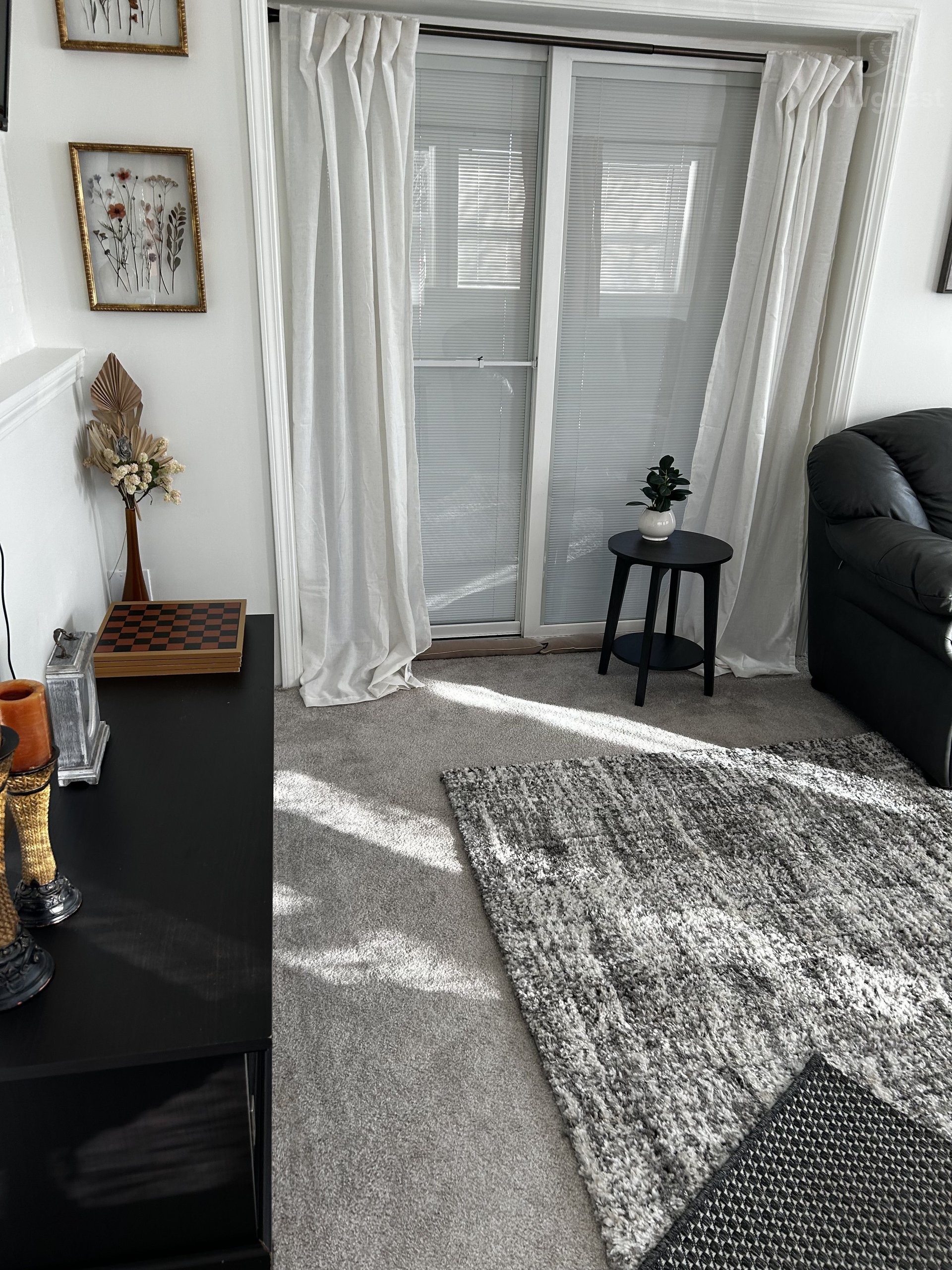 Another view of the living room/sitting room — Immaculate one King bed apartment in North Versailles, Allegheny County, Pennsylvania