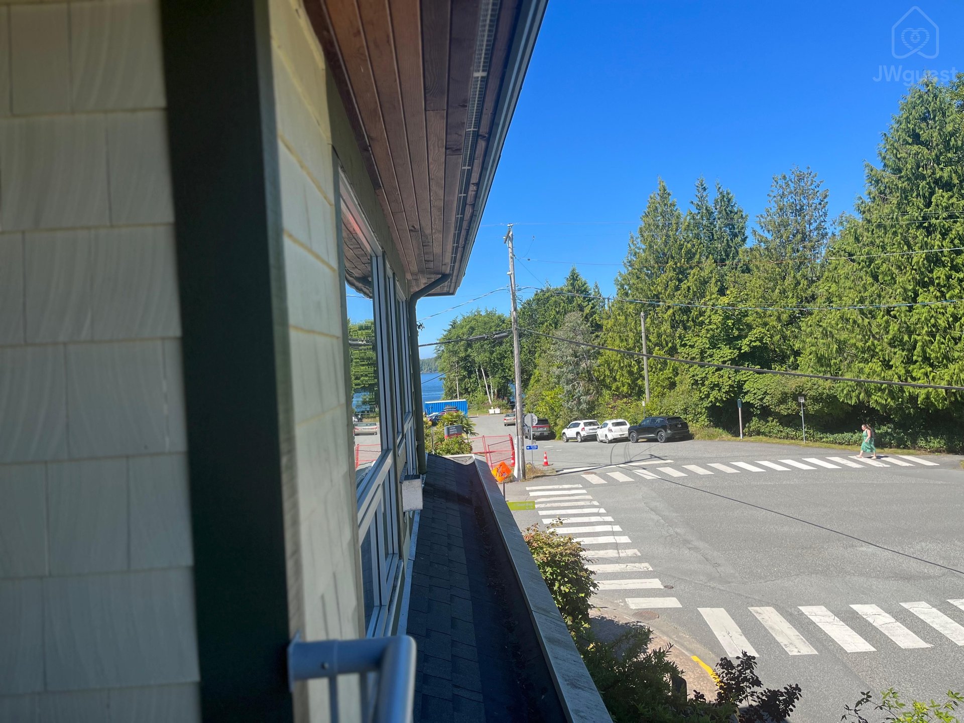 Outside view of the front — Pacific Rim Retreat, Tofino, British Columbia