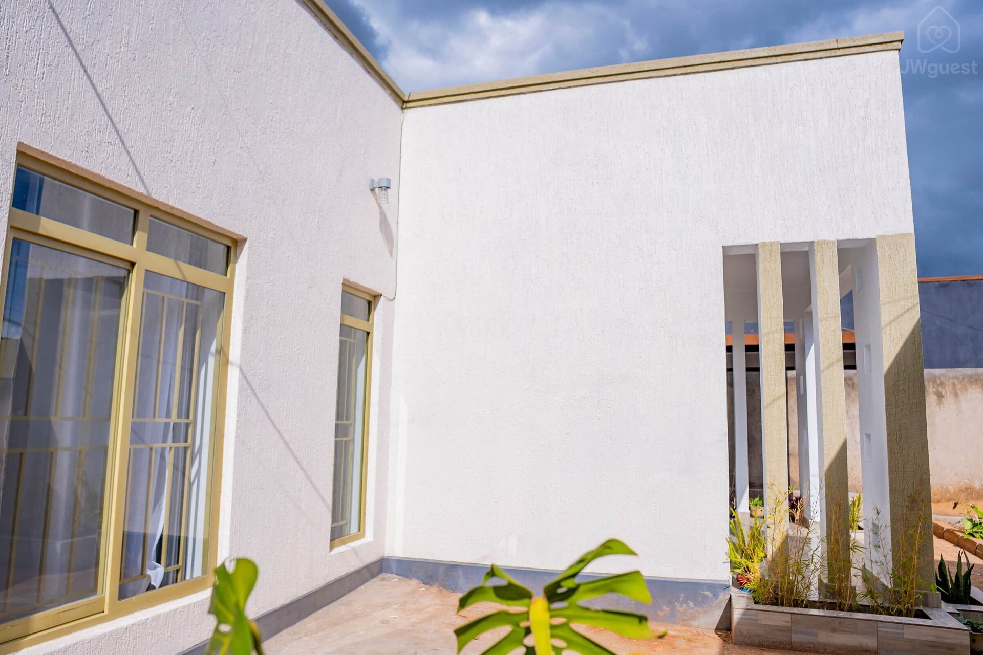 Side profile of the house — Cozy 2-Bedroom Haven Near KGL Airport - Valley View, Kigali, Kigali City