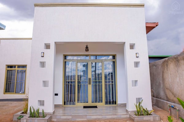 The house entrance — Cozy 2-Bedroom Haven Near KGL Airport - Valley View, Kigali, Kigali City