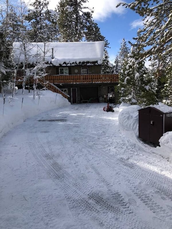 Street view — Wooded Quiet Secluded South Lake Tahoe Chalet, South Lake Tahoe, California