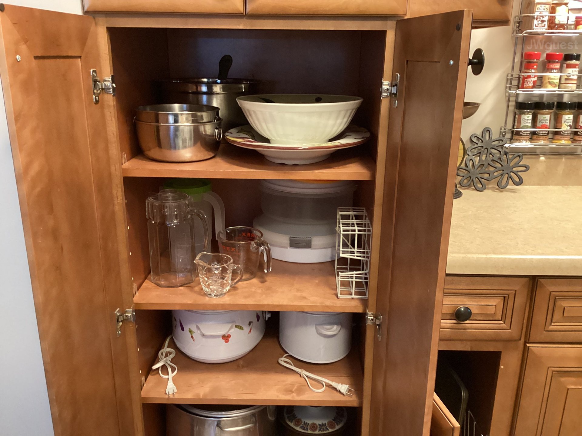 Plenty of kitchenware! — Rooms on the River Free Parking Wi-Fi, South Lee, Massachusetts