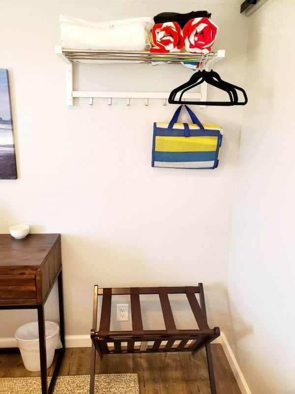 Space for personal items — Tiny home with Mountain View, Sequim, Washington