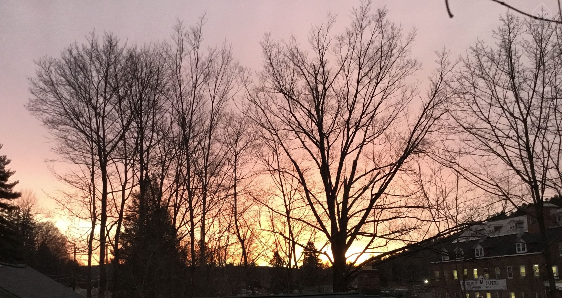 Sunrise over the river — Rooms on the River Free Parking Wi-Fi, South Lee, Massachusetts