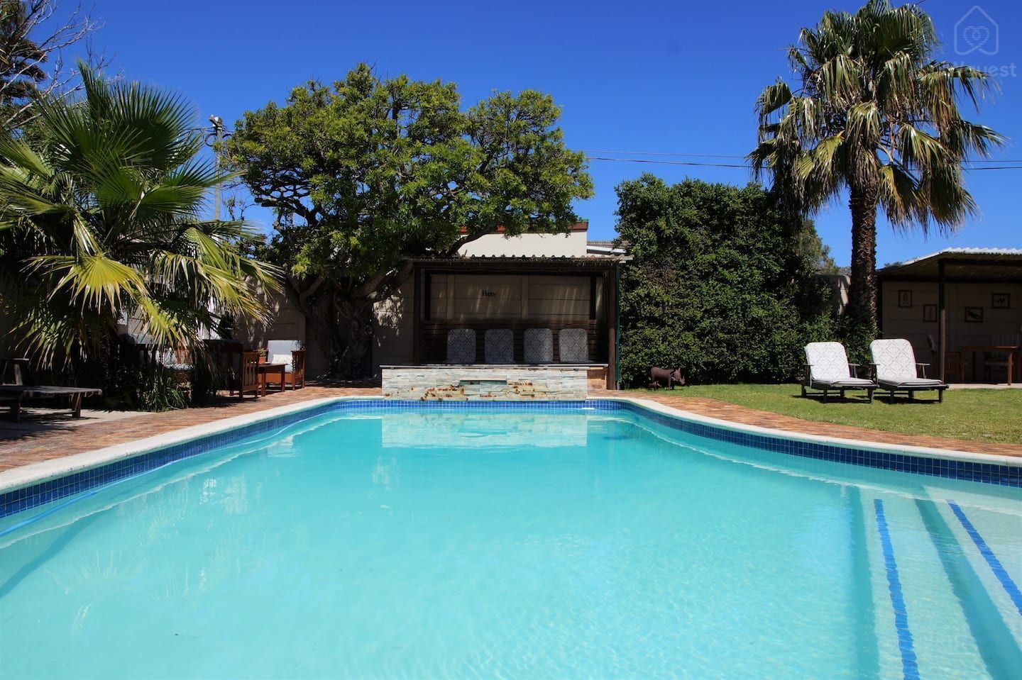 Pool, deck, and seating areas — Wonderful Studio Apartment between 2 Oceans #2, Cape Town, Western Cape