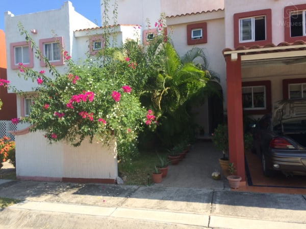 Front entrance of my house, covered parking. — Bedroom in Casa in a gated beach resort, in Mazatlan Mexico, Mazatlán, Sinaloa