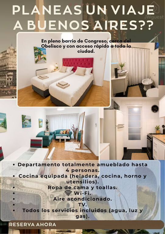 Vivi Buenos Aires desde el corazon de la ciudad Elegante apartame, Buenos Aires, Ciudad Autónoma de Buenos Aires — photo 5