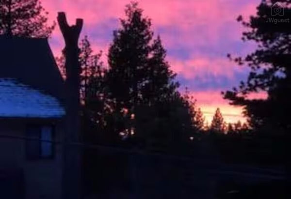 Incredible sunsets! — Wooded Quiet Secluded South Lake Tahoe Chalet, South Lake Tahoe, California