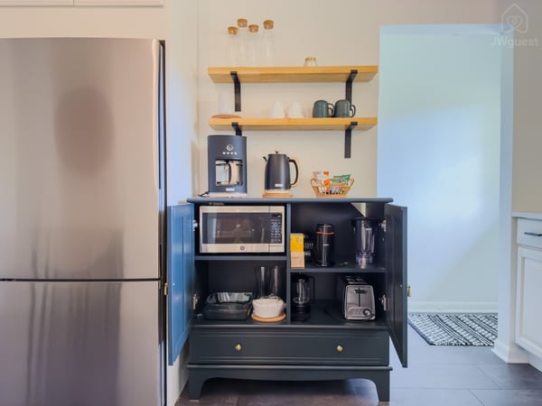 Kitchen essentials — Balm Villa - 2 King En Suites and 1 Queen, Newburgh, New York