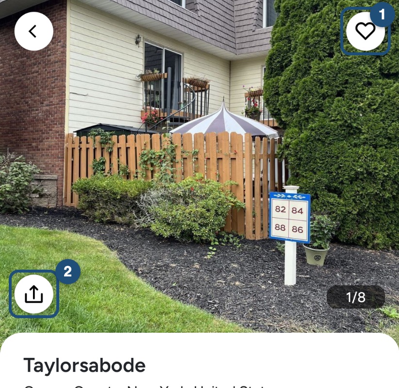 Save and share a listing in the Android app