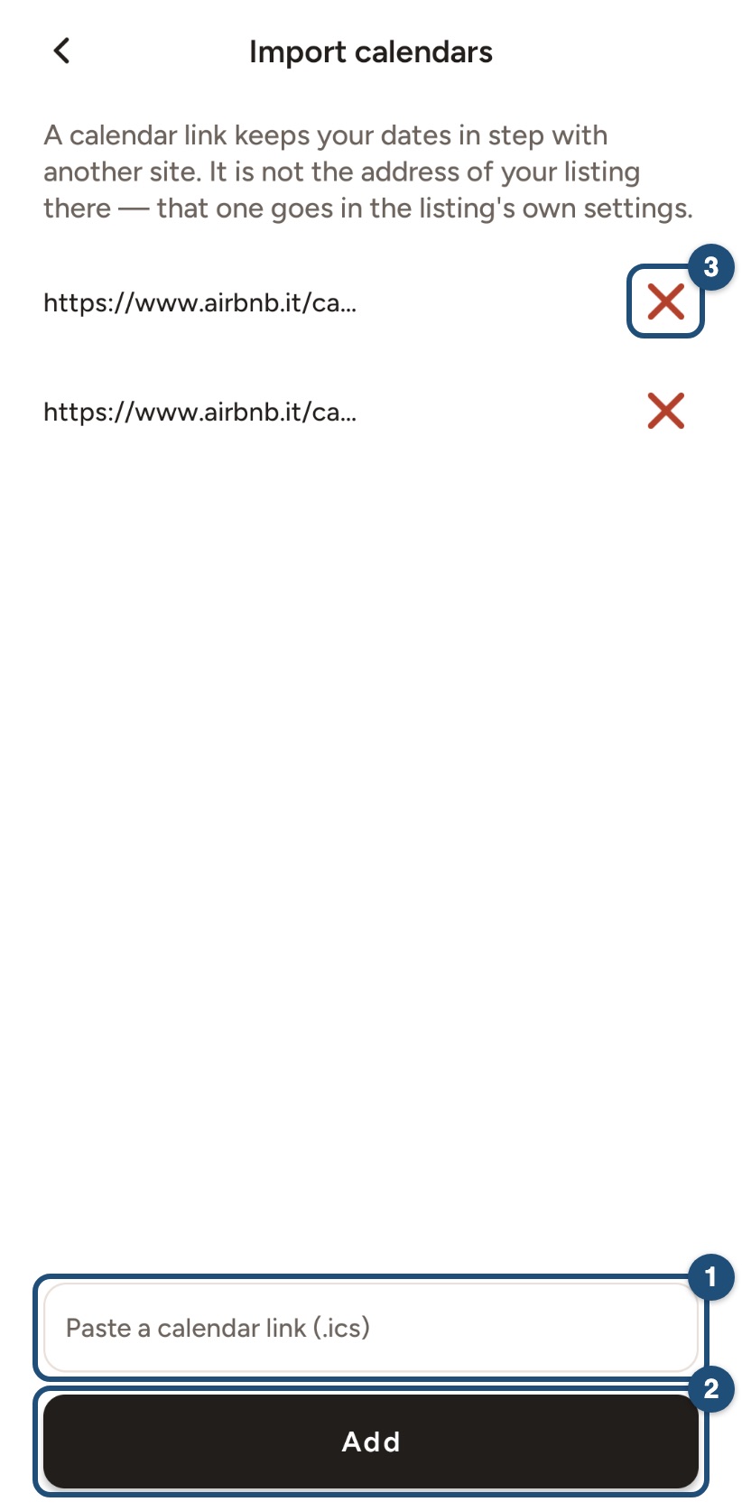 Import calendars in the Android app