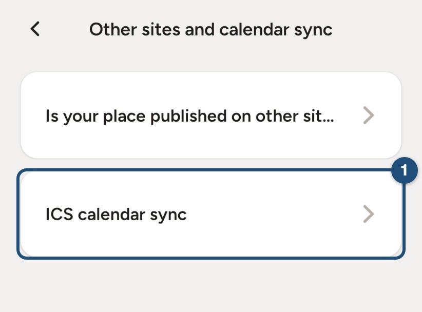 Other sites and calendar sync in the Android app