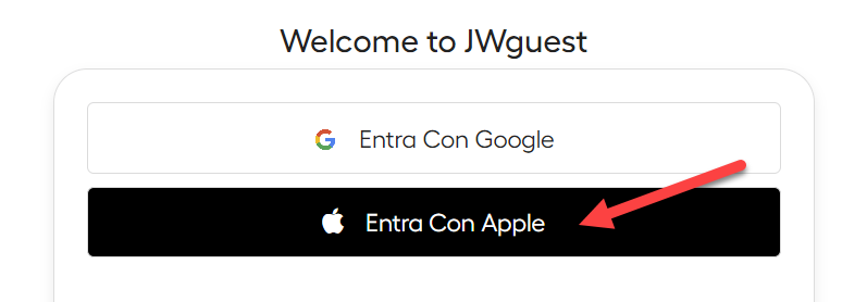 Accedi al tuo account