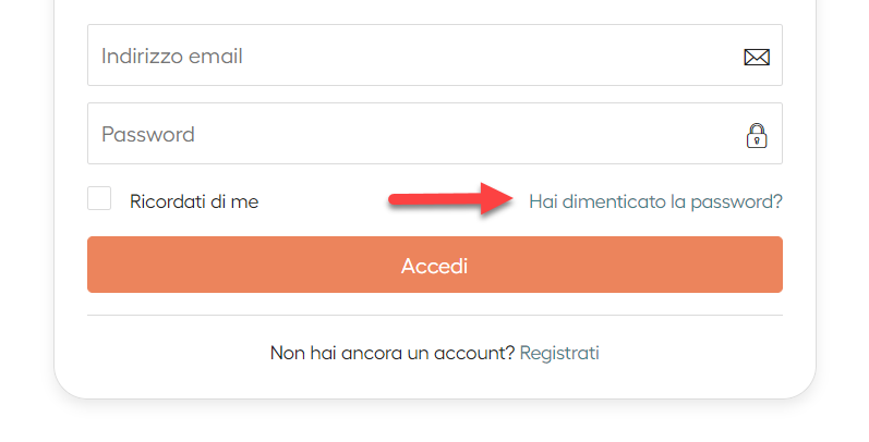 Accedi al tuo account