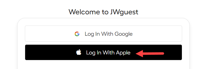 Log-in to your account